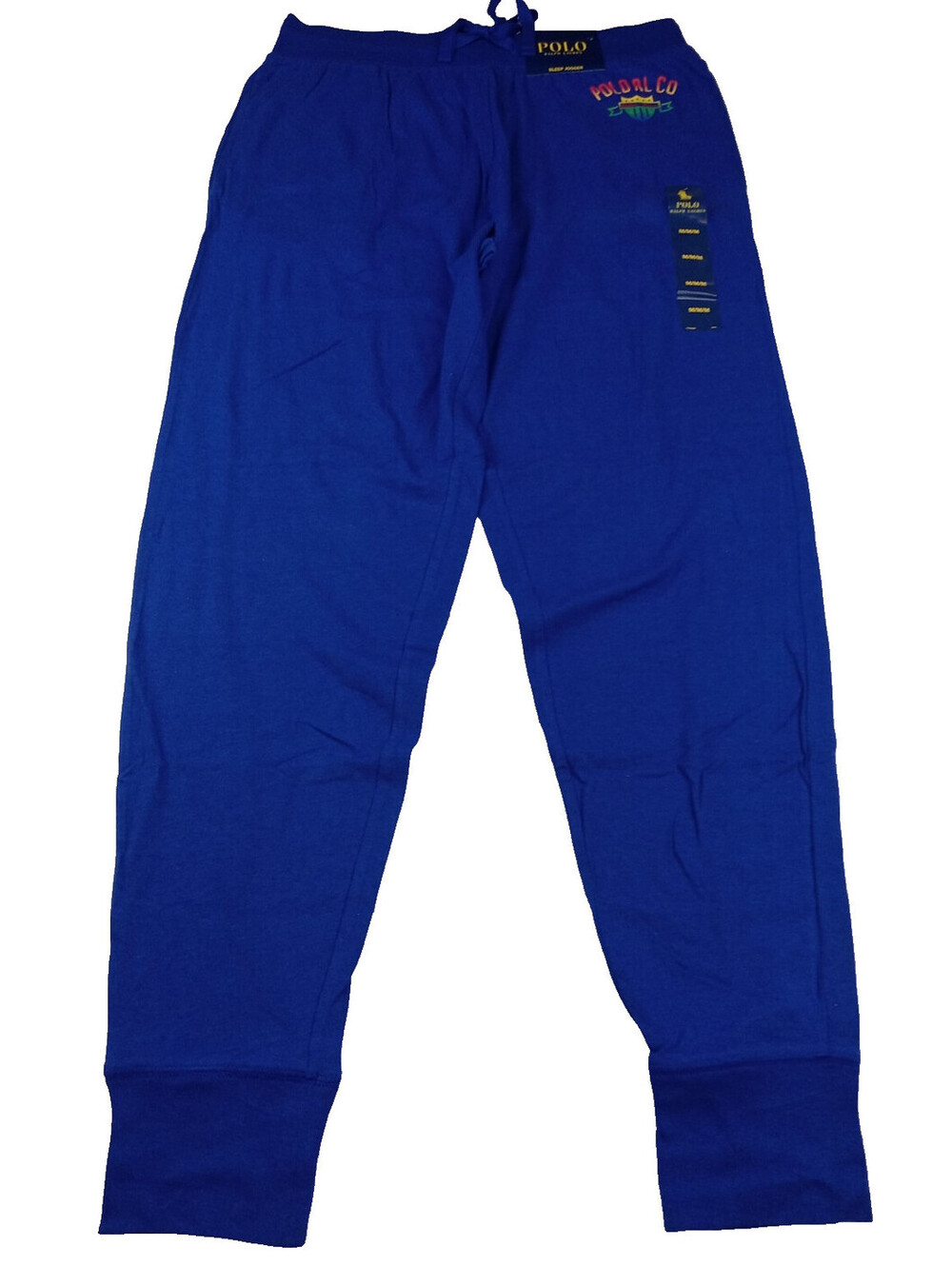Polo Ralph Lauren Mens Medium Royal Blue Sleep Jogger Lounge Pants Drawstring M